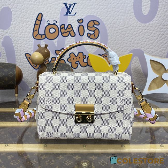 Colestore Louis Vuitton Croisette Damier Azur Canvas 25x17x9.5cm - 1
