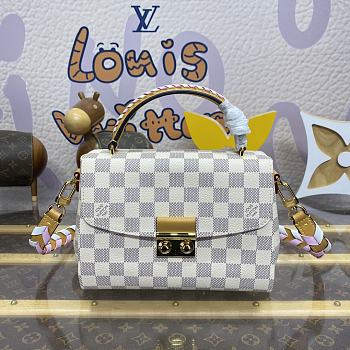Colestore Louis Vuitton Croisette Damier Azur Canvas 25x17x9.5cm