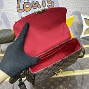 Colestore Louis Vuitton Croisette Damier Ebène Canvas 25x17x9.5cm - 6
