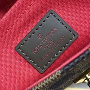 Colestore Louis Vuitton Croisette Damier Ebène Canvas 25x17x9.5cm - 2