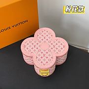 Colestore Louis Vuitton Blooming Box Monogram Coated Canvas Pink 24.3 x 24.3 x 10.3 cm - 1
