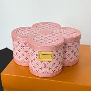Colestore Louis Vuitton Blooming Box Monogram Coated Canvas Pink 24.3 x 24.3 x 10.3 cm - 6