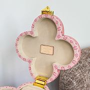 Colestore Louis Vuitton Blooming Box Monogram Coated Canvas Pink 24.3 x 24.3 x 10.3 cm - 5