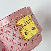 Colestore Louis Vuitton Blooming Box Monogram Coated Canvas Pink 24.3 x 24.3 x 10.3 cm - 4