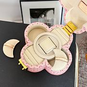 Colestore Louis Vuitton Blooming Box Monogram Coated Canvas Pink 24.3 x 24.3 x 10.3 cm - 3