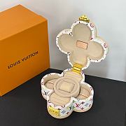 Colestore Louis Vuitton Blooming Box Monogram Coated Canvas White 24.3 x 24.3 x 10.3 cm - 3