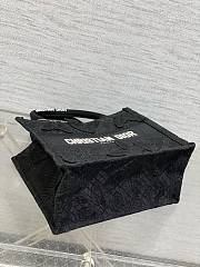 Colestore Dior Book Tote D-Lace Butterfly Motif Canvas Black 26.5 x21 x14 cm - 2