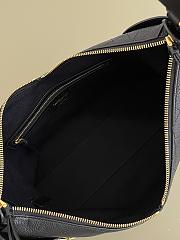 Colestore Dior Medium Voyage Bag Black Flat Macrocannage Grained Calfskin 28 x 18 x 12 cm - 2