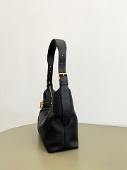 Colestore Dior Medium Voyage Bag Black Flat Macrocannage Grained Calfskin 28 x 18 x 12 cm - 6
