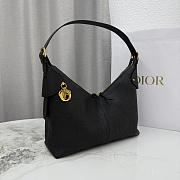 Colestore Dior Large Voyage Bag Black Flat Macrocannage Grained Calfskin 34 x 22 x 13cm - 3