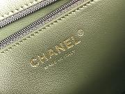 Colestore Chanel Mini Flap Bag with Top Handle Army Lambskin 25x17x8cm - 2
