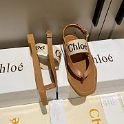 Colestore Chloe Cross-Strap Toe-Post Sandals - 5
