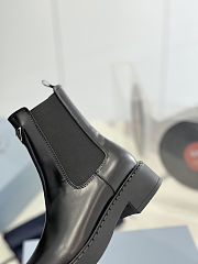 Colestore Prada Black Brushed Leather Chelsea Boots - 5