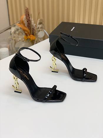Colestore YSL Saint Laurent Opym Sandals in Patent Leather 