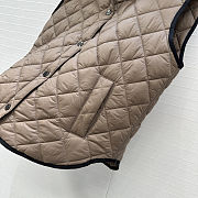 Colestore Brunello Cucinelli Quilted Nylon Padded Thermal Hooded Vest Light Brown - 6