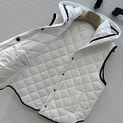 Colestore Brunello Cucinelli Quilted Nylon Padded Thermal Hooded Vest White - 4