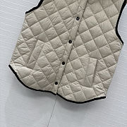 Colestore Brunello Cucinelli Quilted Nylon Padded Thermal Hooded Vest Neutrals - 5