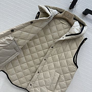 Colestore Brunello Cucinelli Quilted Nylon Padded Thermal Hooded Vest Neutrals - 4