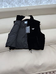 Colestore Prada Black Velvet Down Vest - 6