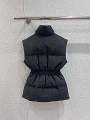 Colestore Prada Slate Gray Loden Down Vest - 6