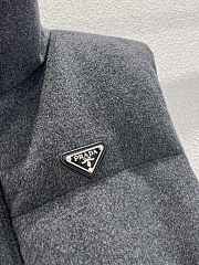 Colestore Prada Slate Gray Loden Down Vest - 3