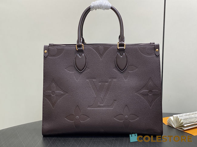 Colestore Louis Vuitton OnTheGo MM Chocolate 35 x 27 x 14 cm - 1