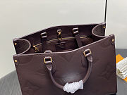 Colestore Louis Vuitton OnTheGo MM Chocolate 35 x 27 x 14 cm - 3