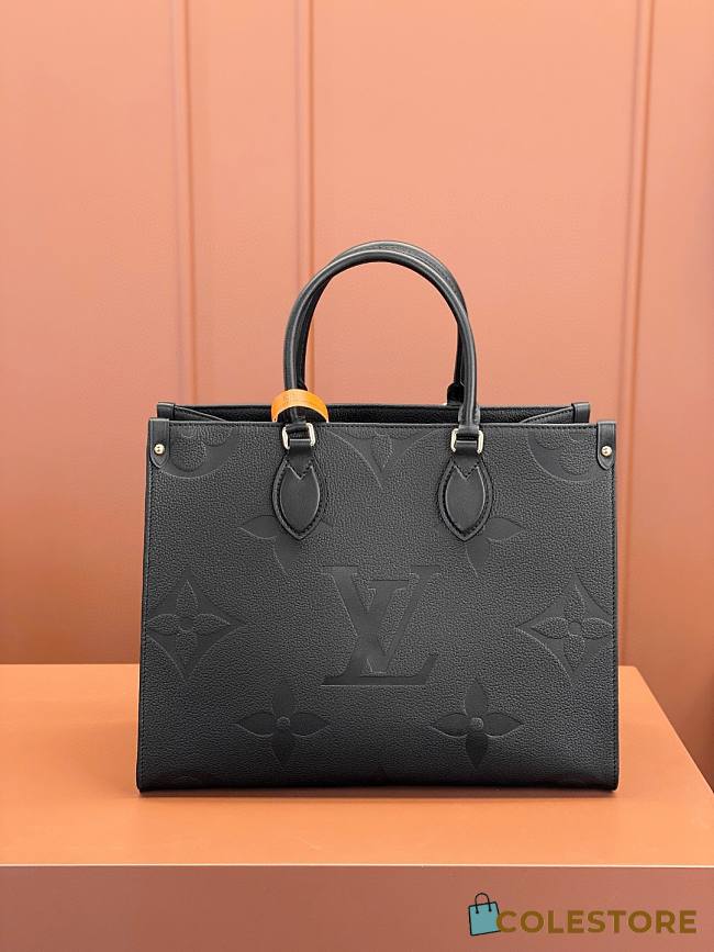 Colestore Louis Vuitton OnTheGo MM Noir Obscur 35 x 27 x 14 cm - 1