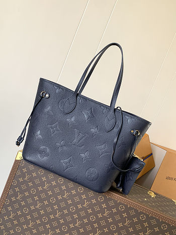 Colestore Louis Vuitton Neverfull MM Navy 31 x 28 x 14 cm 