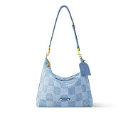Colestore Louis Vuitton Vagabond Hobo Damier Denim Blue 38x35x12cm - 1