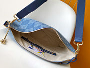 Colestore Louis Vuitton Vagabond Hobo Damier Denim Blue 38x35x12cm - 5