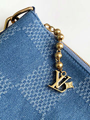 Colestore Louis Vuitton Vagabond Hobo Damier Denim Blue 38x35x12cm - 2