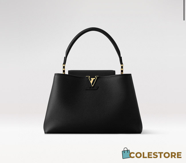 Colestore Louis Vuitton Bolso Capucines GM Souple Black 38 x 23 x 16 cm - 1