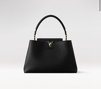 Colestore Louis Vuitton Bolso Capucines GM Souple Black 38 x 23 x 16 cm