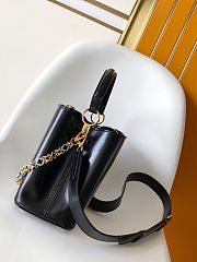 Colestore Louis Vuitton Capucines MM Souple Calfskin Leather Black 33 x 24 x 12 cm - 2
