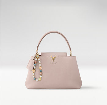 Colestore Louis Vuitton Capucines MM Souple Walnut Greige 33 x 24 x 12 cm