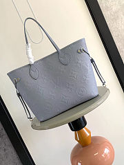 	 Colestore Louis Vuitton Neverfull MM Light Grey 31 x 28 x 14 cm - 6