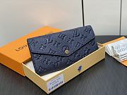 Colestore Louis Vuitton Sarah Monogram Empreinte Navy Wallet 19 x 10.5 x 2cm - 1