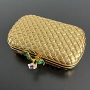 Colestore Bottega Veneta Knot in Metallic 20x12x5.5cm - 5