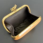 Colestore Bottega Veneta Knot Shou Sugi Ban Wood Clutch Bag 20x12x5.5cm - 2