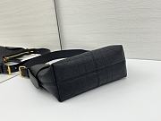 Colestore Dior Small Voyage Bag Black Flat Macrocannage Grained Calfskin 22x15x9.5cm - 3