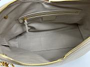 Colestore Dior Medium Voyage Bag Powder Beige Flat Macrocannage Grained Calfskin 28x18x12cm - 4