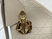 Colestore Dior Medium Voyage Bag Powder Beige Flat Macrocannage Grained Calfskin 28x18x12cm - 2