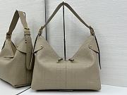 Colestore Dior Large Voyage Bag Powder Beige Flat Macrocannage Grained Calfskin 34x22x13cm - 6