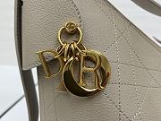Colestore Dior Large Voyage Bag Powder Beige Flat Macrocannage Grained Calfskin 34x22x13cm - 4