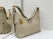 Colestore Dior Large Voyage Bag Powder Beige Flat Macrocannage Grained Calfskin 34x22x13cm - 3