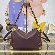 Colestore Louis Vuitton Side Trunk MM Wine Red Calf Leather 23.5 x 16 x 8.5 cm - 6