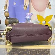 Colestore Louis Vuitton Side Trunk MM Wine Red Calf Leather 23.5 x 16 x 8.5 cm - 5