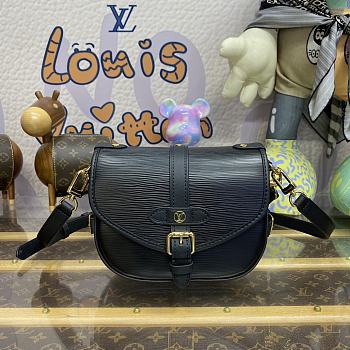 Colestore Louis Vuitton Saumur BB Black Epi Cowhide With Grain 20 x 16 x 7.5 cm