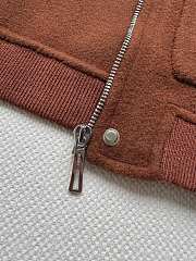 Colestore Hermes Sleeveless Short Bomber Jacket Marron/Chêne - 6